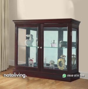 Lemari Pajangan Anak Kaca Minimalis nataliving furniture