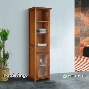 Lemari Pajangan Sederhana Jati nataliving furniture