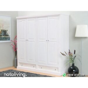 Lemari Pakaian 4 Pintu Duco Minimalis nataliving furniture