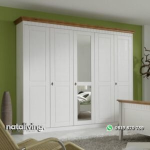 Lemari Pakaian Pintu 5 Minimalis nataliving furniture