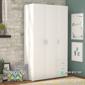 Lemari Pakaian Tiga Pintu Duco nataliving furniture