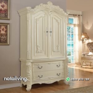 Lemari TV Elegant Ukiran Jepara nataliving furniture