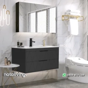 MAKOW Wastafel Cabinet Kamar Mandi Cat Duco Minimalis nataliving furniture