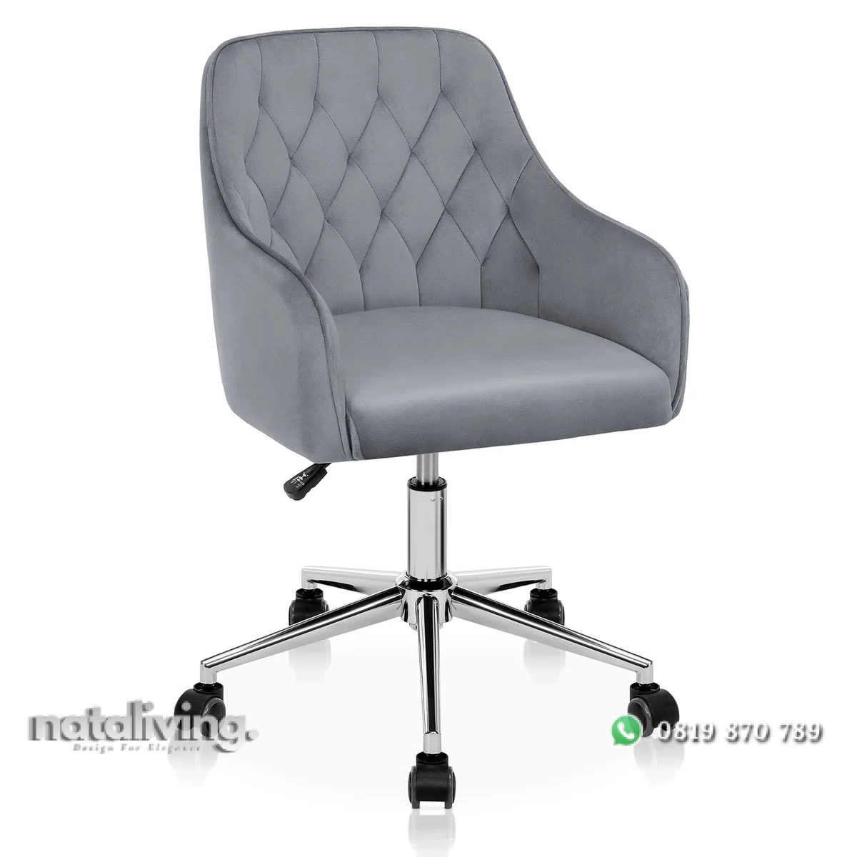 Marcus Kursi Kerja Kantor Desain Minimalis Kain Beludru nataliving furniture 2 Marcus Kursi Kerja Kantor Desain Minimalis Kain Beludru nataliving furniture 2