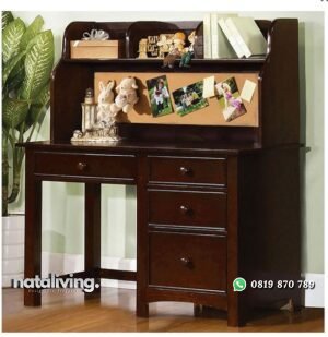 Meja Belajar Anak Kayu Jati Modern nataliving furniture