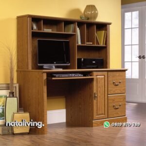Meja Kantor Kayu Jati Elegant nataliving furniture