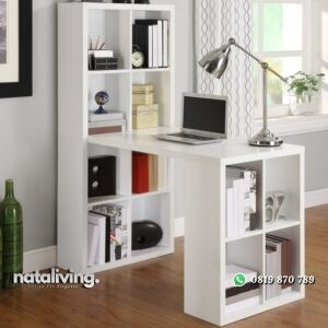Meja Kantor Pratisi Multifungsi Minimalis nataliving furniture