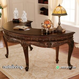 Meja Kantor Unik Ukiran Jepara nataliving furniture