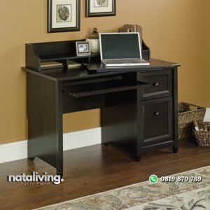 Meja Kerja Jati 1/2 Biro nataliving furniture