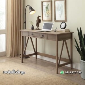 Meja Kerja Jati Minimalis Murah nataliving furniture