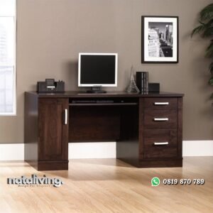 Meja Kerja Kantor Jati nataliving furniture