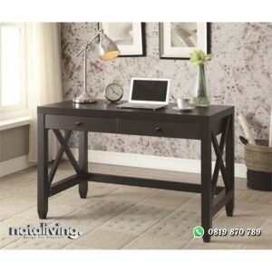 Meja Kerja Kantor Minimalis Jati nataliving furniture