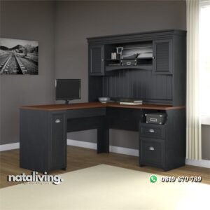 Meja Kerja Kantor Model Kabinet nataliving furniture
