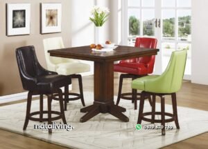 Meja Makan Jati Segi Empat nataliving furniture
