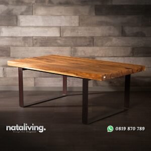 Meja Makan Kayu Trembesi Model Lesehan nataliving furniture