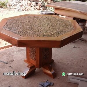 Meja Makan Koin nataliving furniture