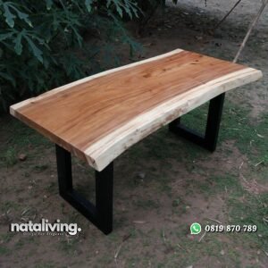 Meja Makan Trembesi Tanpa Sambungan nataliving furniture