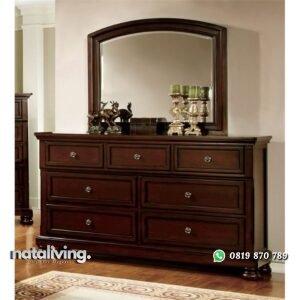 Meja Rias Jati Berlaci nataliving furniture