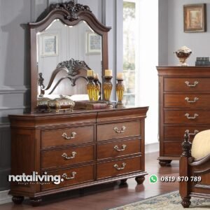 Meja Rias Jati Klasik Minimalis nataliving furniture