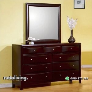Meja Rias Kayu Jati Modern nataliving furniture