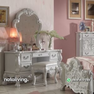 Meja Rias Mewah Ukiran Cat Duco nataliving furniture