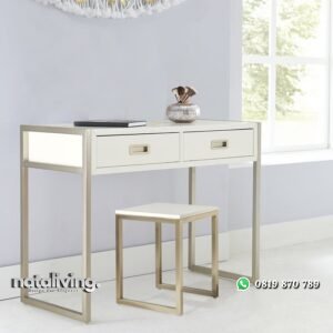 Meja Rias Almunium Rangka Stainless nataliving furniture