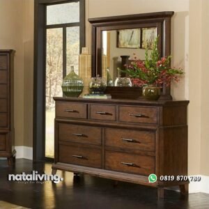 Meja Rias Tolet Jati Jepara nataliving furniture