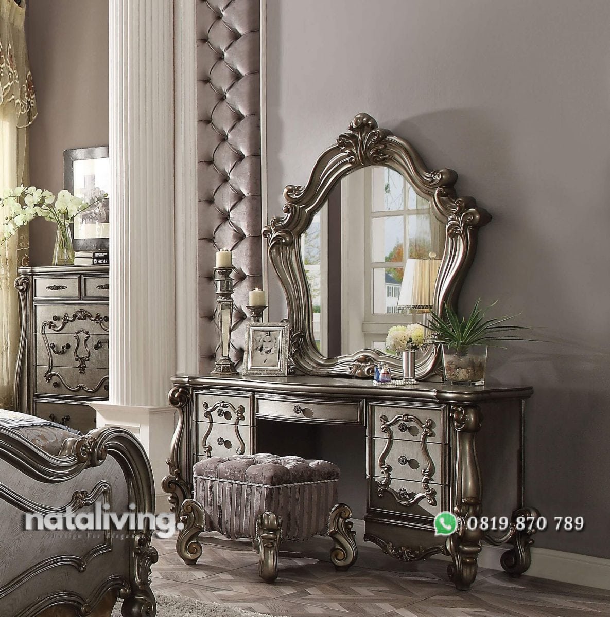 Meja Rias Ukiran Jepara Mewah nataliving furniture 1 Meja Rias Ukiran Jepara Mewah nataliving furniture 1