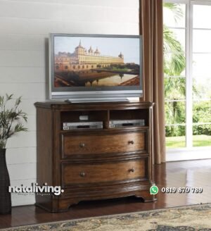 Meja TV Kayu Jati Minimalis nataliving furniture