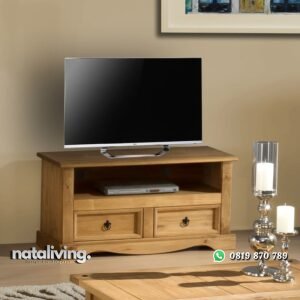 Meja TV Kayu Jati Minimalis Modern nataliving furniture