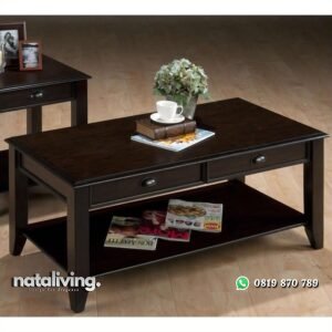 Meja Tamu Ada Laci Minimalis nataliving furniture