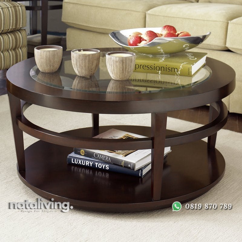 Meja Tamu Bulat Kaca nataliving furniture 1 Meja Tamu Bulat Kaca nataliving furniture 1