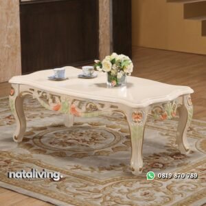 Meja Tamu Cantik Ukiran Mewah nataliving furniture