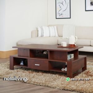 Meja Tamu Jati Unik Minimalis Modern nataliving furniture