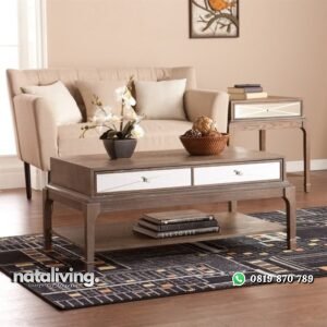 Meja Tamu Laci Minimalis Multifungsi nataliving furniture