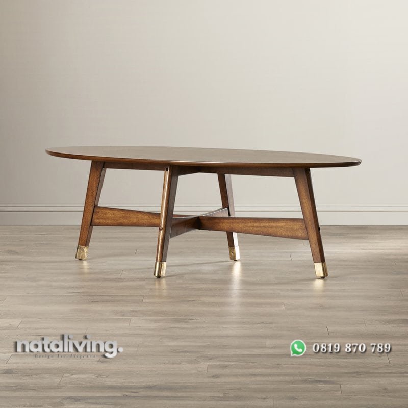 Meja Tamu Oval Kayu Jati Minimalis nataliving furniture 1 Meja Tamu Oval Kayu Jati Minimalis nataliving furniture 1