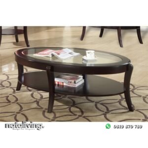 Meja Tamu Oval Unik nataliving furniture