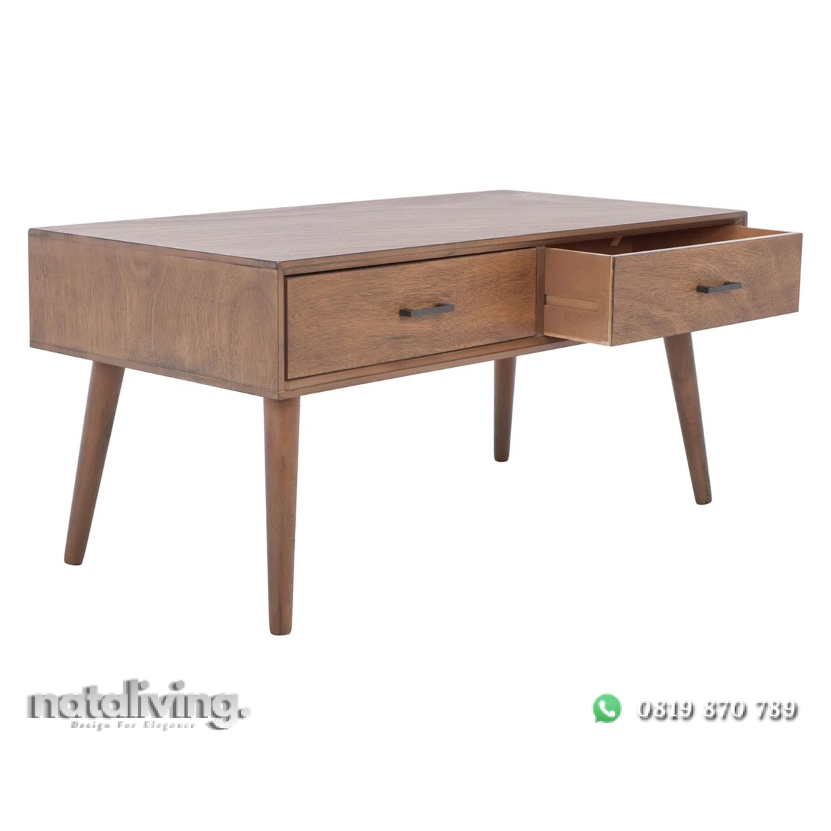 Meja Tamu Laci Retro Kayu Jati Minimalis Terbaru nataliving furniture 2 Meja Tamu Laci Retro Kayu Jati Minimalis Terbaru nataliving furniture 2
