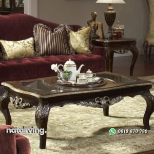 Meja Tamu Ukiran France Minimalis nataliving furniture