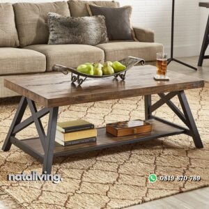 Meja Tamu Unik Kayu Minimalis nataliving furniture