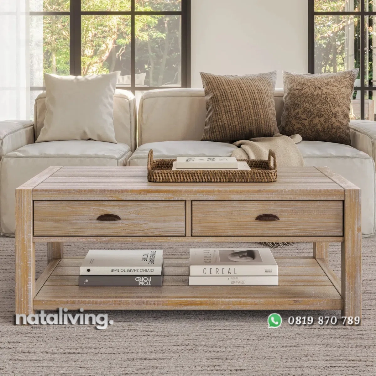 Montauk Meja Tamu Rustic Kayu Jati Minimalis Modern nataliving furniture 1 Montauk Meja Tamu Rustic Kayu Jati Minimalis Modern nataliving furniture 1