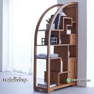 Rak Buku Handmade Kayu Jati nataliving furniture