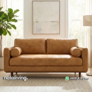 Morrison Sofa 2 Seater Minimalis Modern Kain Oscar nataliving furniture
