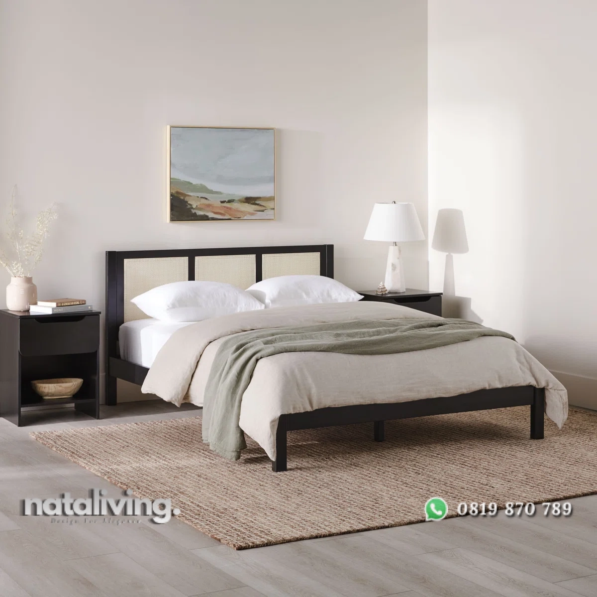 Naarden Tempat Tidur Rotan Sintetis Desain Minimalis nataliving furniture 1 Naarden Tempat Tidur Rotan Sintetis Desain Minimalis nataliving furniture 1