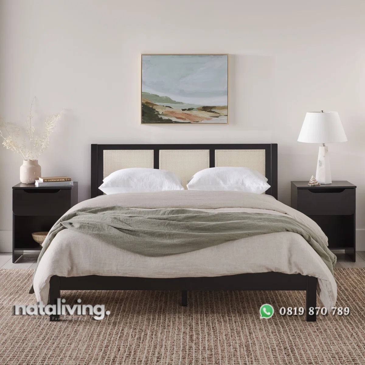 Naarden Tempat Tidur Rotan Sintetis Desain Minimalis nataliving furniture 2 Naarden Tempat Tidur Rotan Sintetis Desain Minimalis nataliving furniture 2