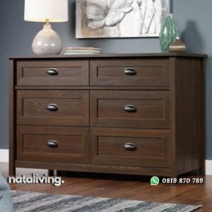 Nakas Jumbo 6 Laci Jati Caocao nataliving furniture