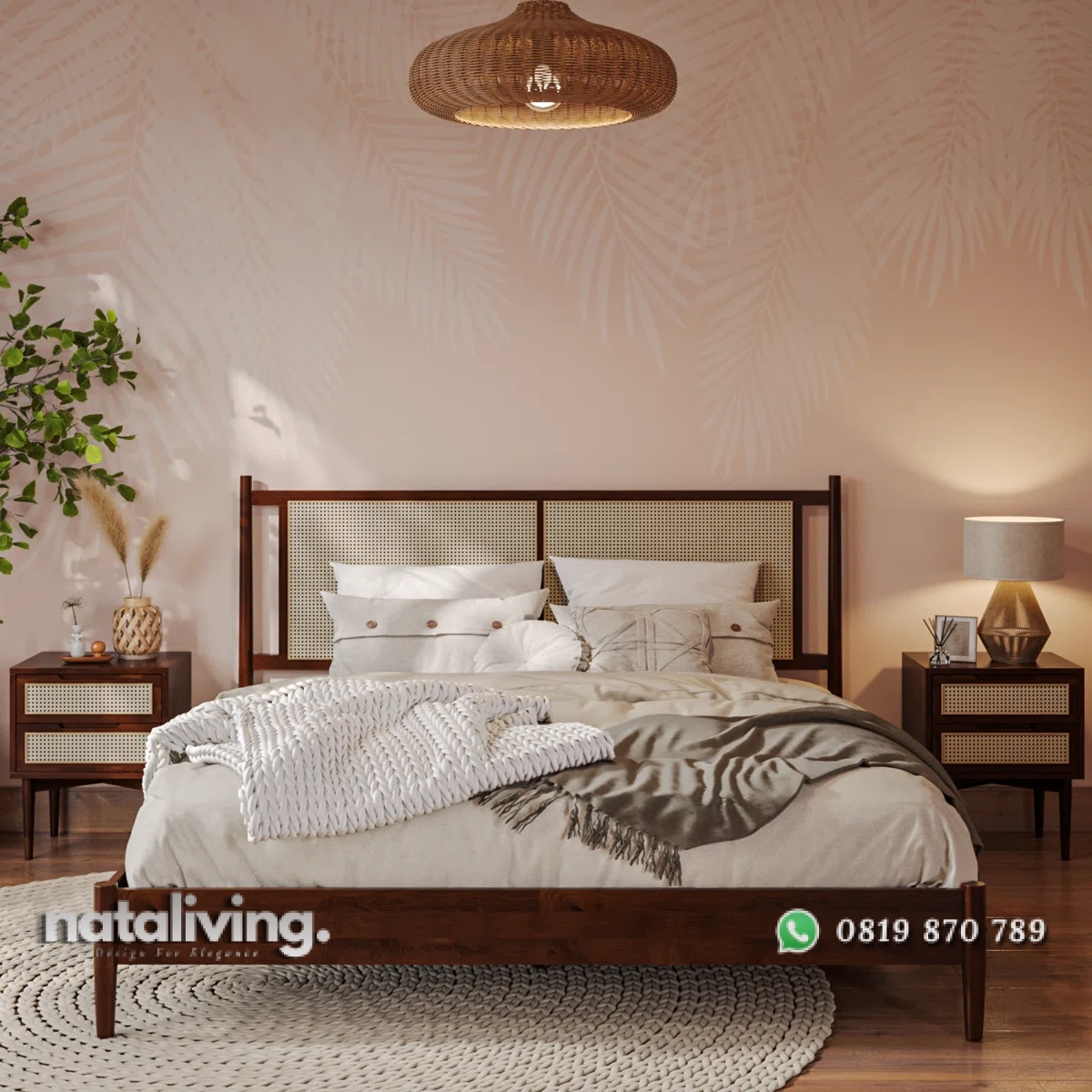 Oliver Tempat Tidur Model Rotan Kayu Jati Minimalis nataliving furniture 2 Oliver Tempat Tidur Model Rotan Kayu Jati Minimalis nataliving furniture 2