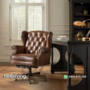 Rammoni Kursi Kantor Executive Minimalis Modern nataliving furniture