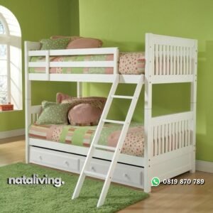 Ranjang Susun Berlaci Cat Duco Minimalis nataliving furniture
