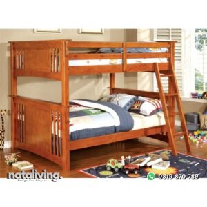 Ranjang Susun Jati Minimalis nataliving furniture